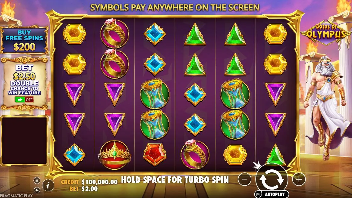 Sådan kommer spilleren i gang med Gates of Olympus